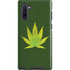 Marijuana Leaf Light Green Galaxy Cases